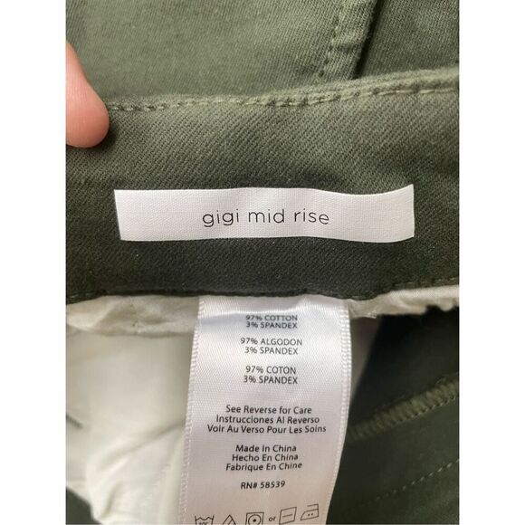 Sts Blue Army Green Gigi Mid Rise Pants Size 31 - Picture 5 of 8